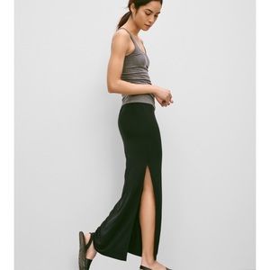 Aritzia black maxi skirt
